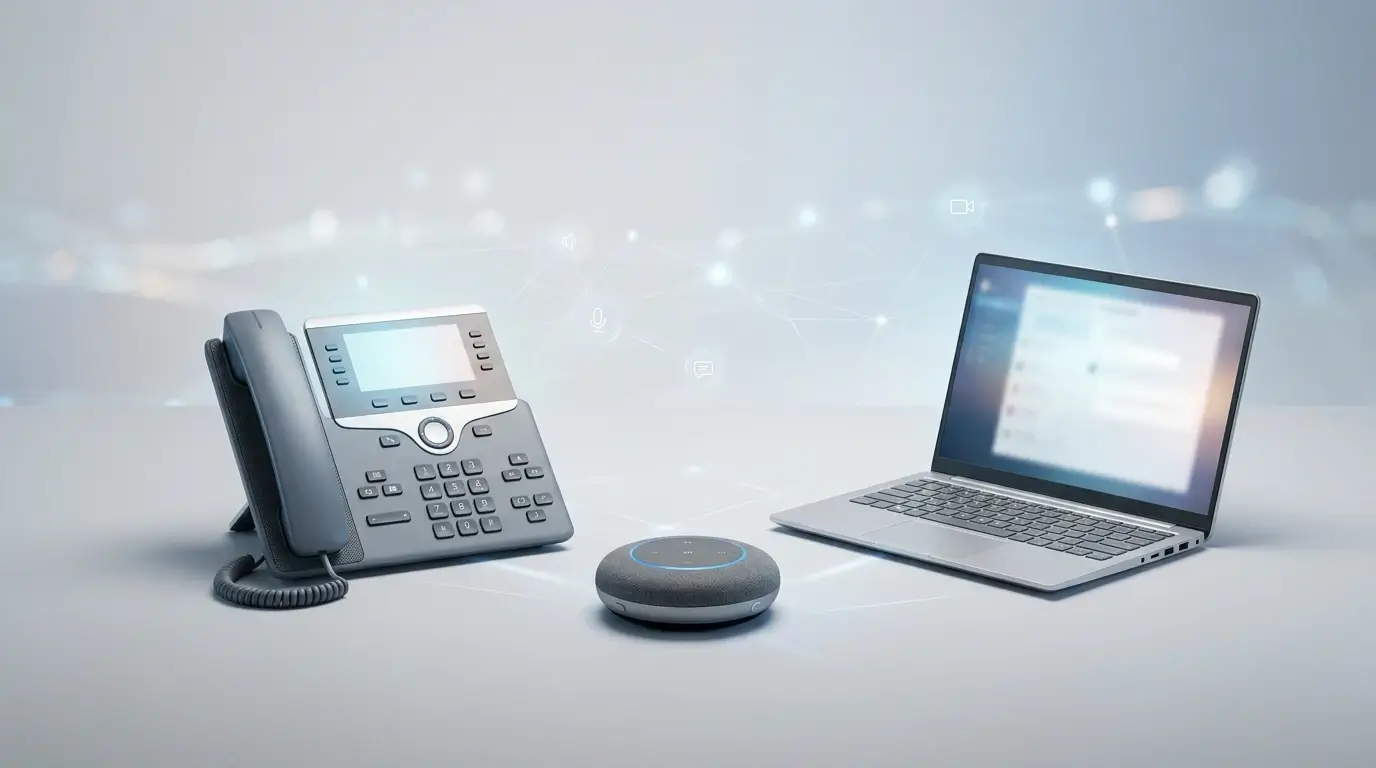 Enterprise unified communication system integrating VoIP video conferencing and messaging
